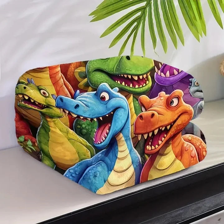 DinoSnuggle -  柔らかくて面白い投げ掛けブランケット 恐竜 HDデジタルプリント