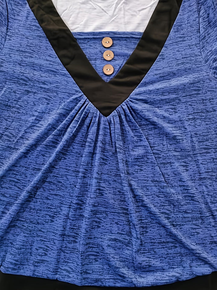 Grisel - エレガントなフレアTシャツ