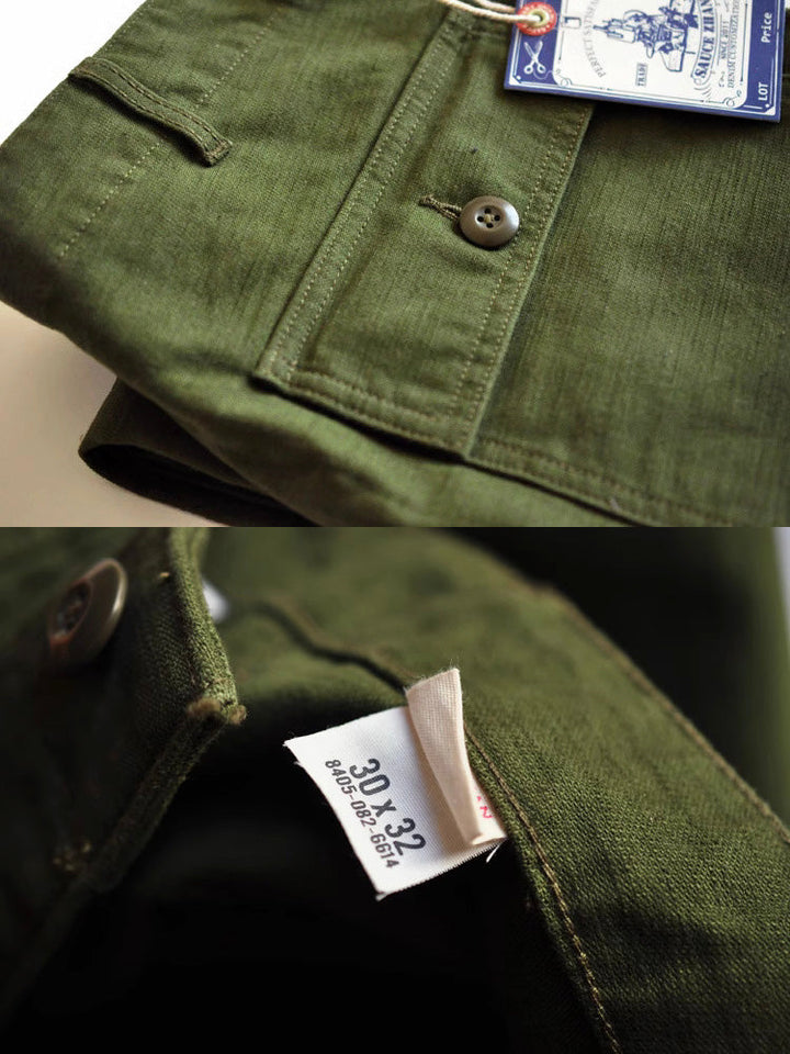 Matheos - OG-107のミリタリースタイルに着想を得たパンツ