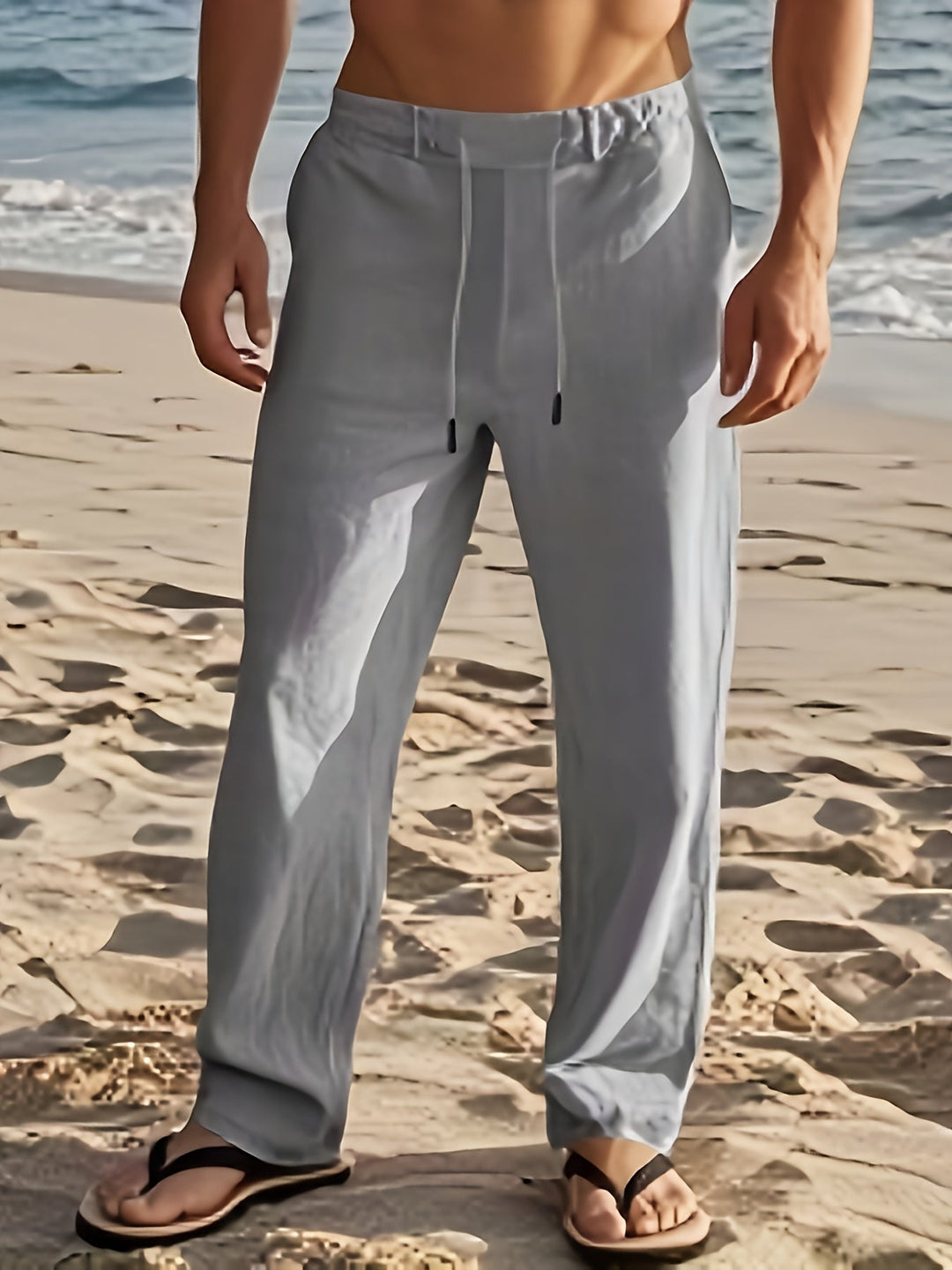 Erikas - 着心地の良いリネンパンツ