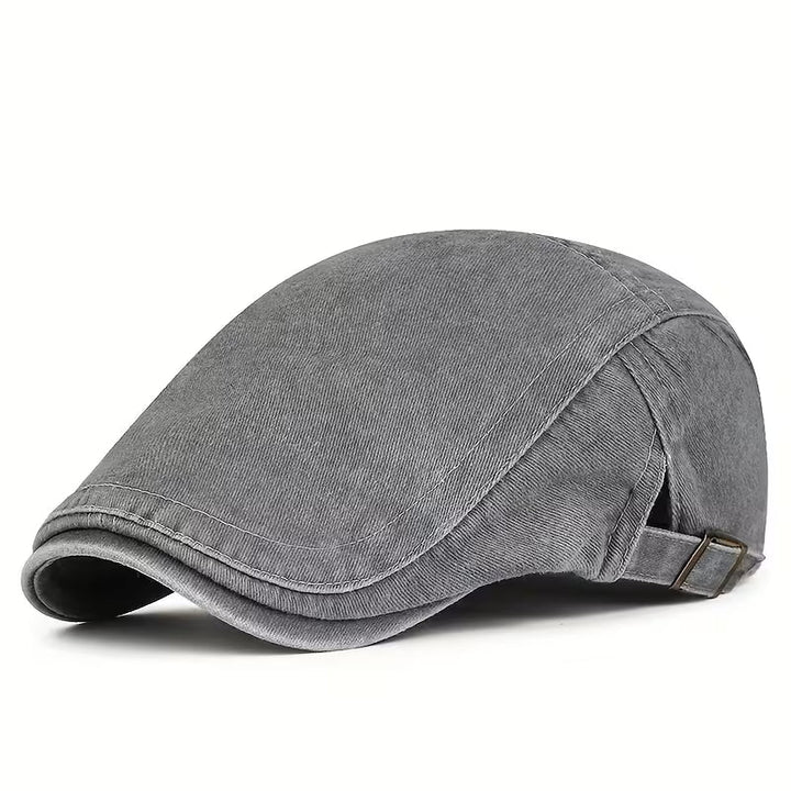 ComfyLuxe - バックル調節機能付きデニムキャップ