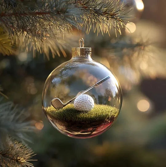 MerryBall – スポーツ風クリスマスオーナメント ガラスボール