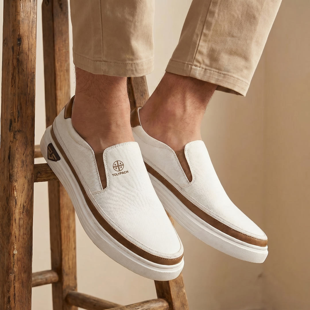 Lazari - レザーのスリッポンスニーカー