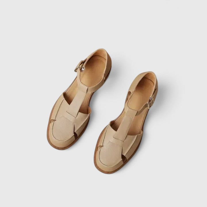 Lusia - エレガントなバックルストラップサンダル