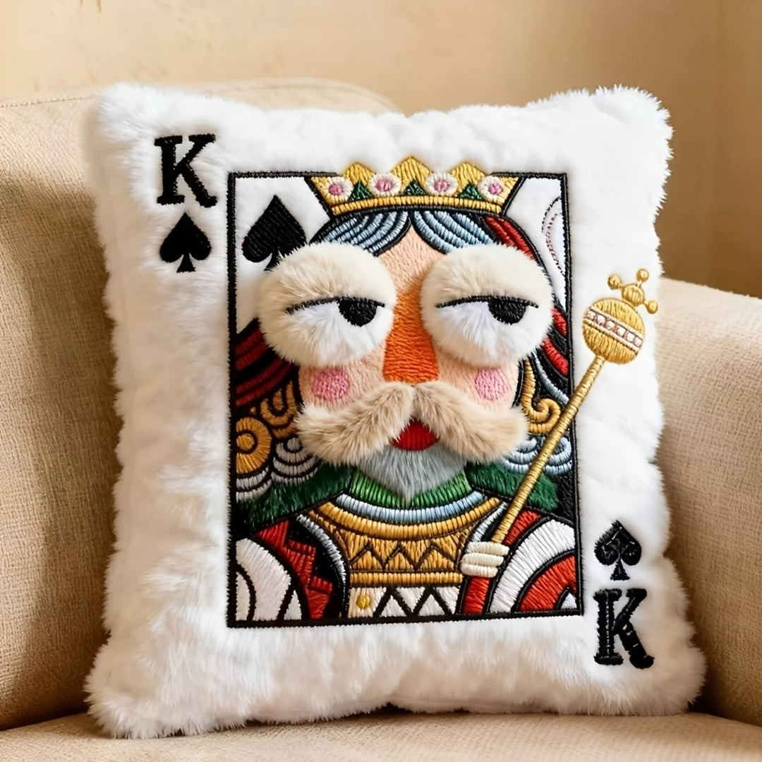 CrownPillow - ふわふわスペード型クッション
